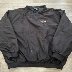 Black Tri Mountain U-Haul Logo Round neck  Long Sleeve Sweater | Size 3XL